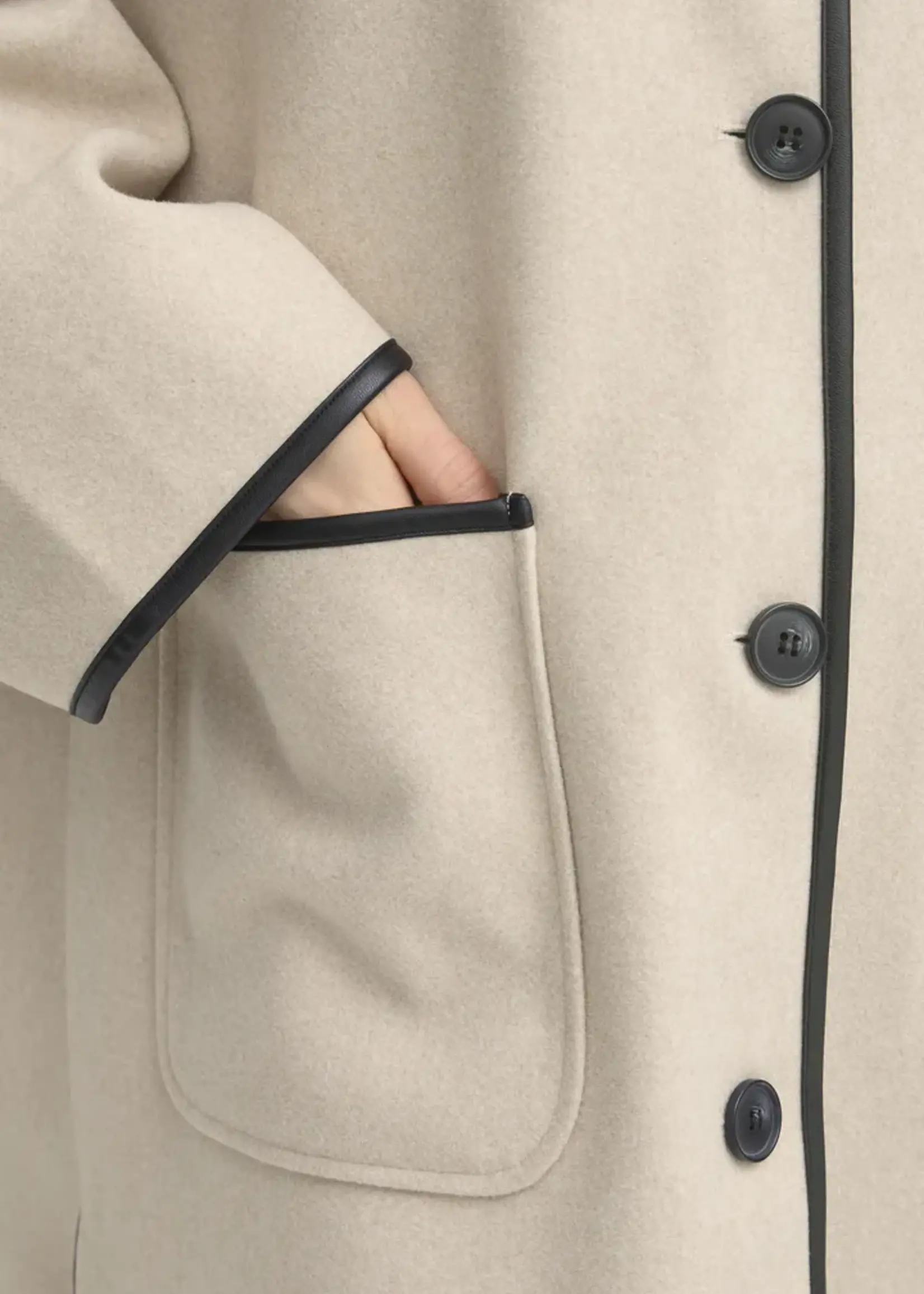 Fransa Fransa Veste Elisabeth - Limestone