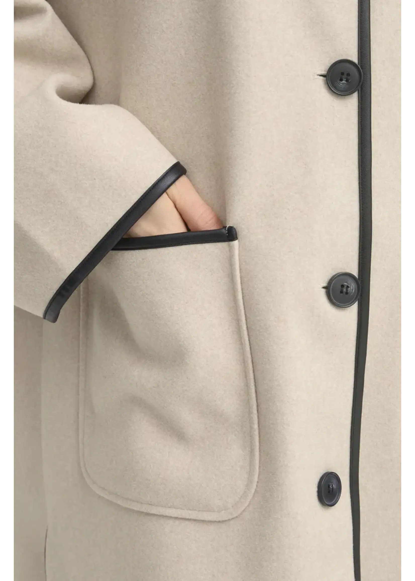 Fransa Fransa Veste Elisabeth - Limestone