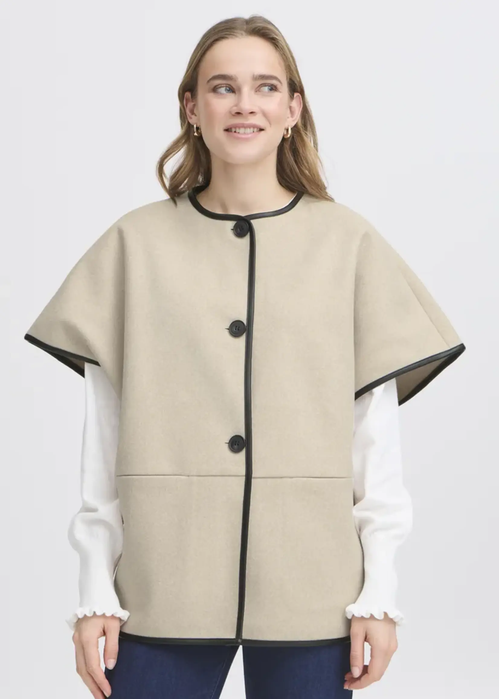 Fransa Fransa Veste D'extérieur Elisabeth - Limestone