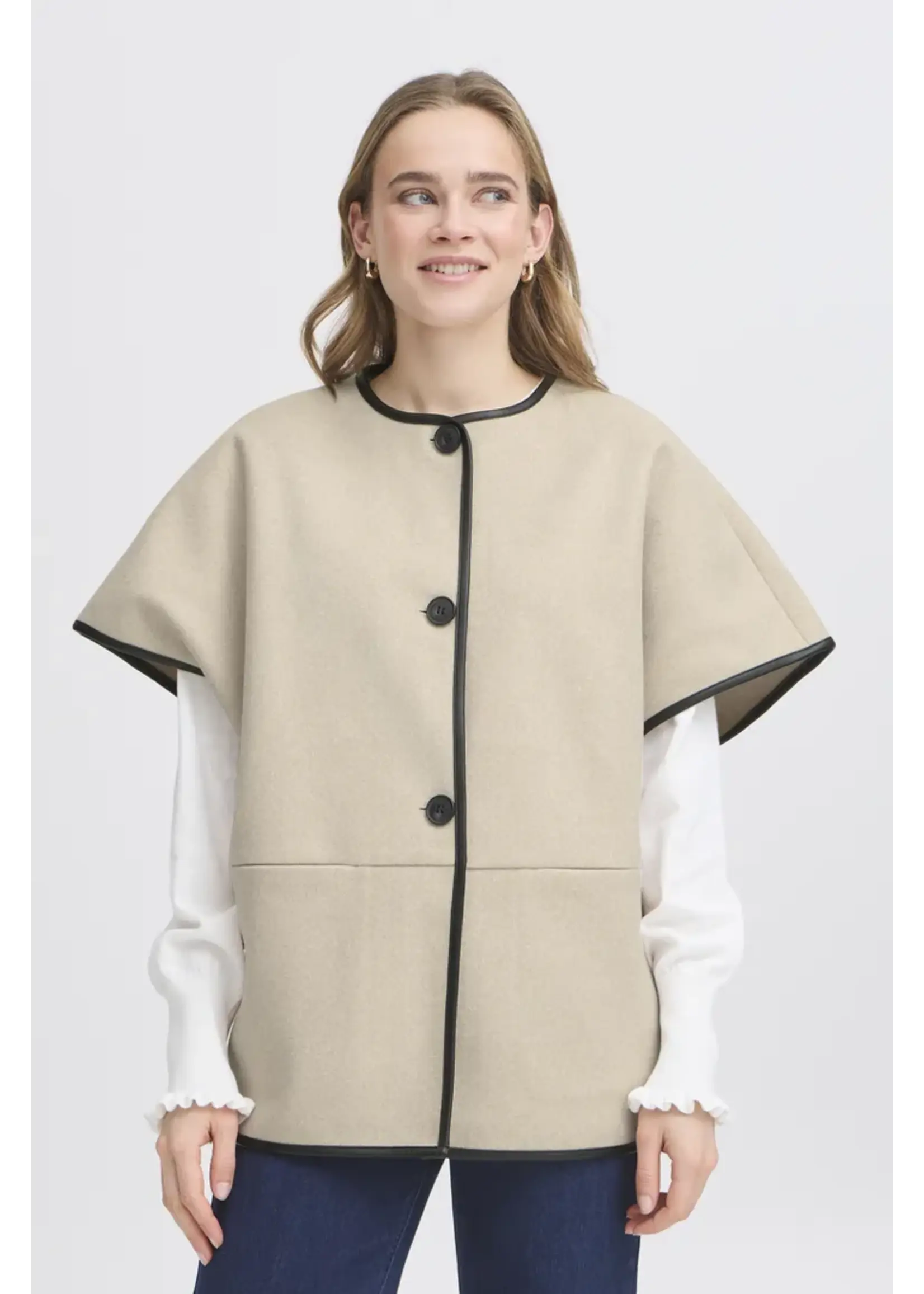 Fransa Fransa Veste D'extérieur Elisabeth - Limestone