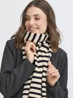 Fransa Fransa Écharpe Stripy - Whisper White