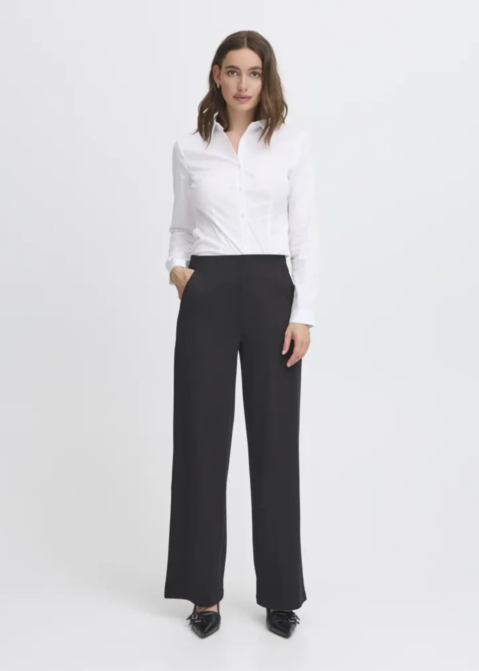 ICHI ICHI IHKate Wide Pants - Black
