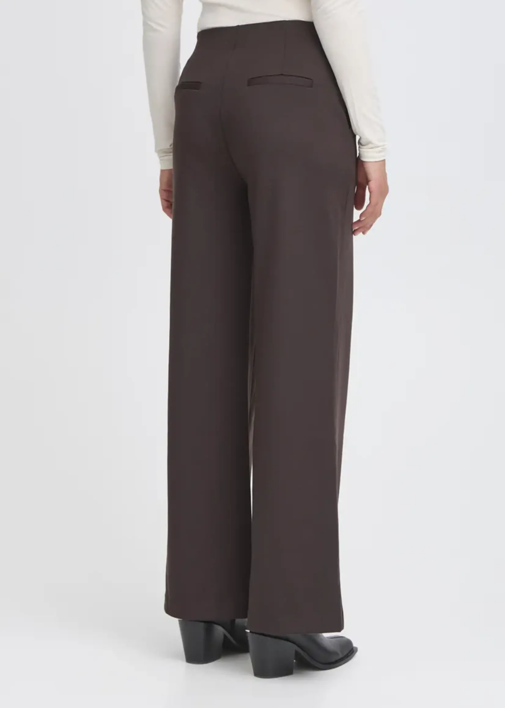 ICHI ICHI Pantalon Large IHKate - Chocolate Torte