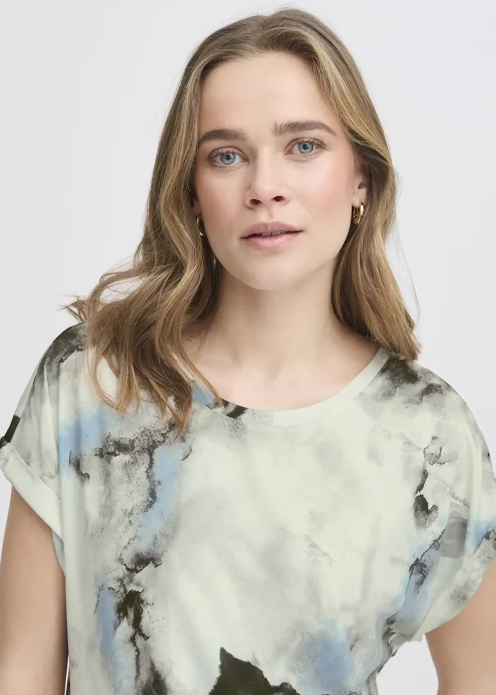 Fransa Fransa Frseen Tee One - Dusty Olive