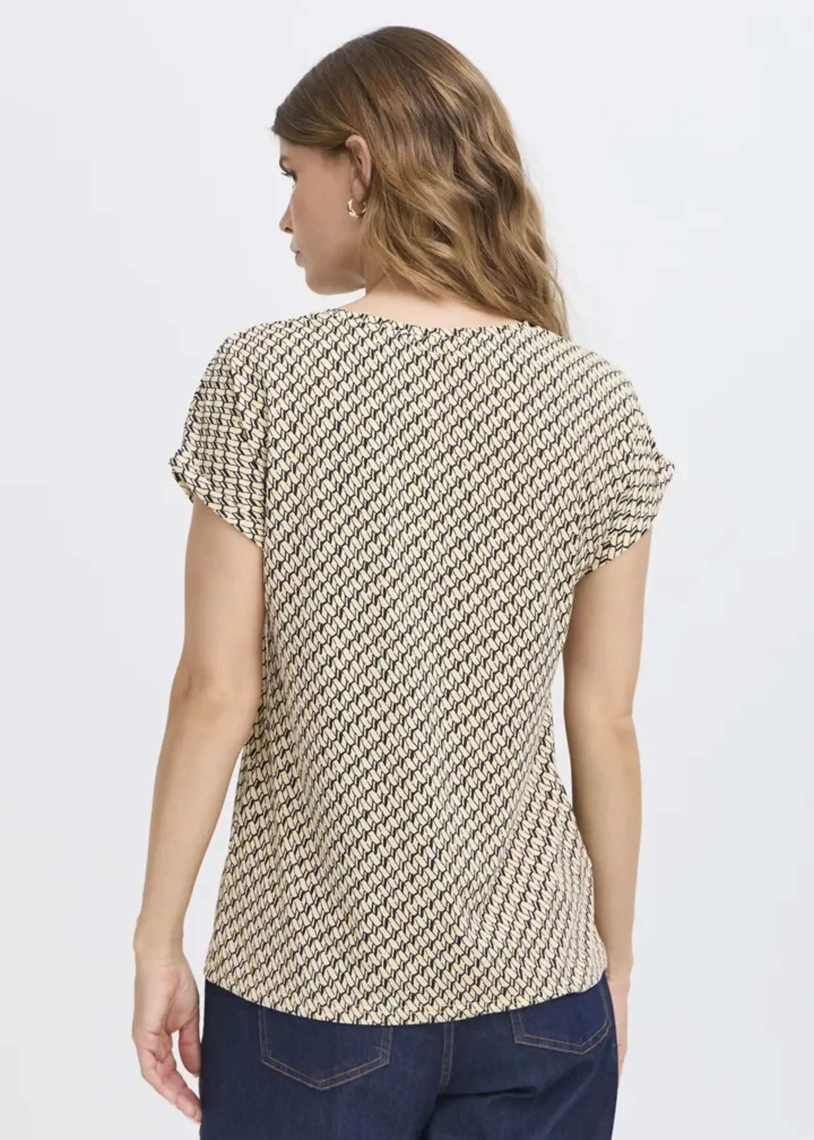 Fransa Fransa Tee Frseen One - Feather Grey