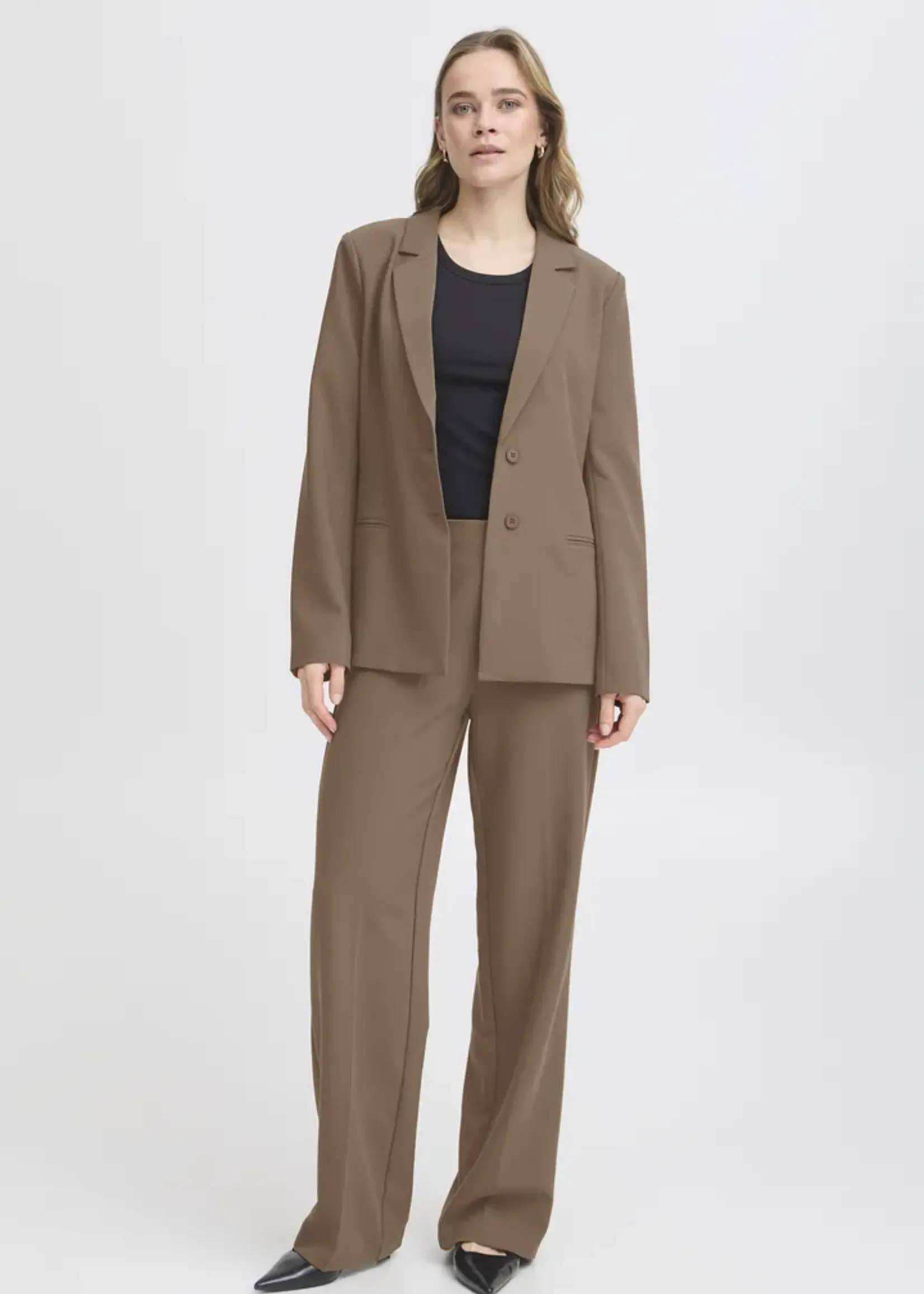 Fransa Fransa Pantalon Frabigail One - Desert Taupe