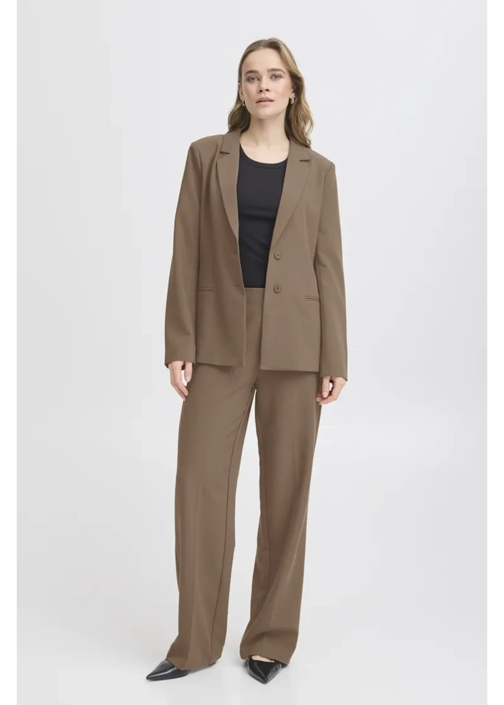 Fransa Fransa Pantalon Frabigail One - Desert Taupe