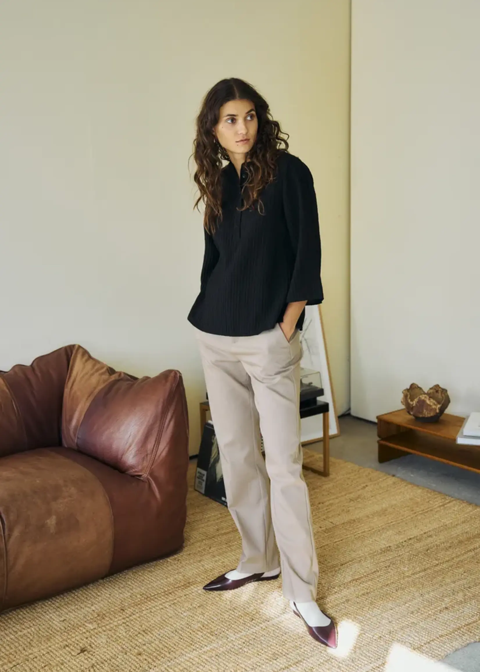 Fransa Fransa Pantalon Frvitae Tessa 5 - Desert Taupe