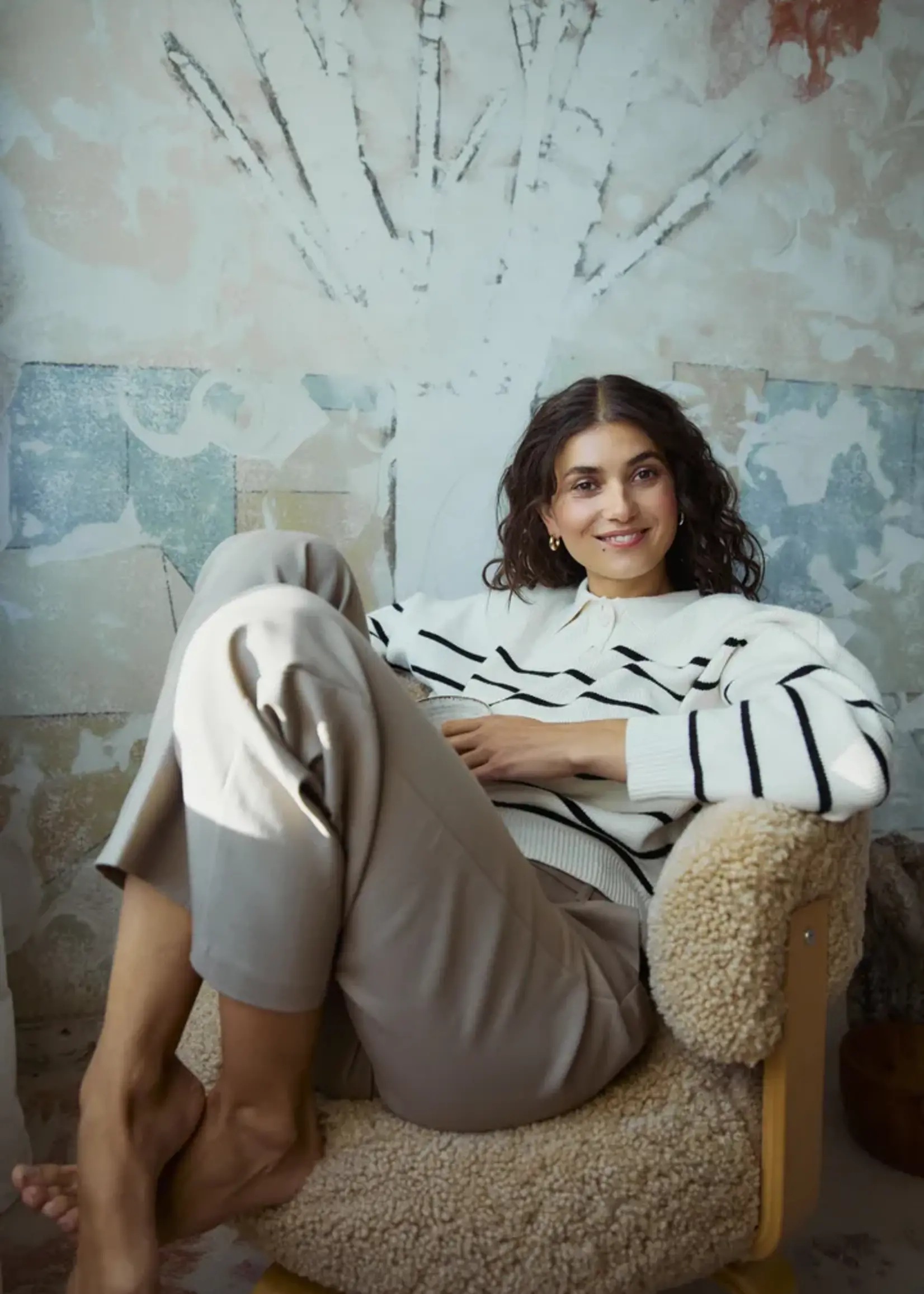 Fransa Fransa Frvitae Tessa Pants 5 - Desert Taupe