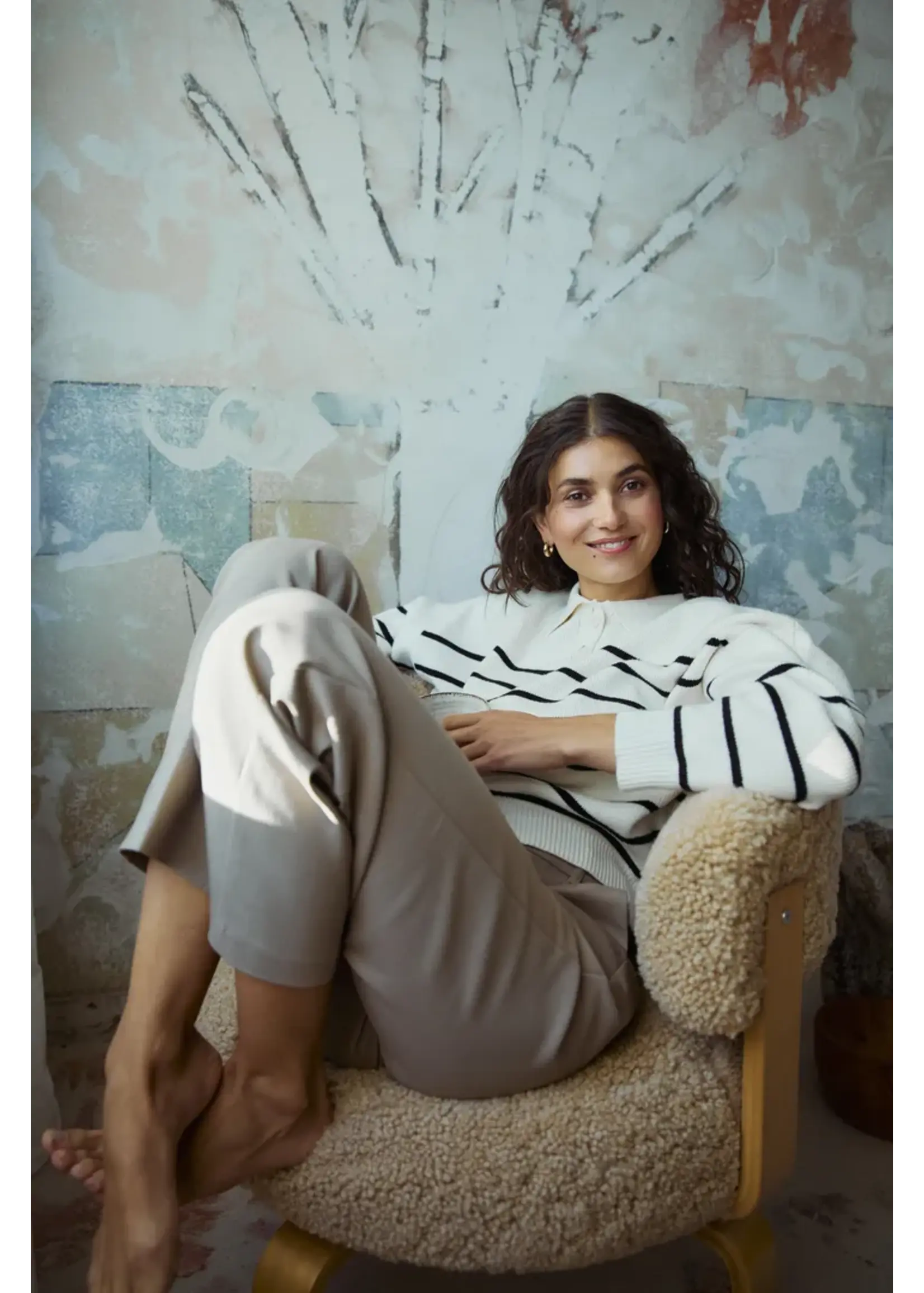 Fransa Fransa Frvitae Tessa Pants 5 - Desert Taupe