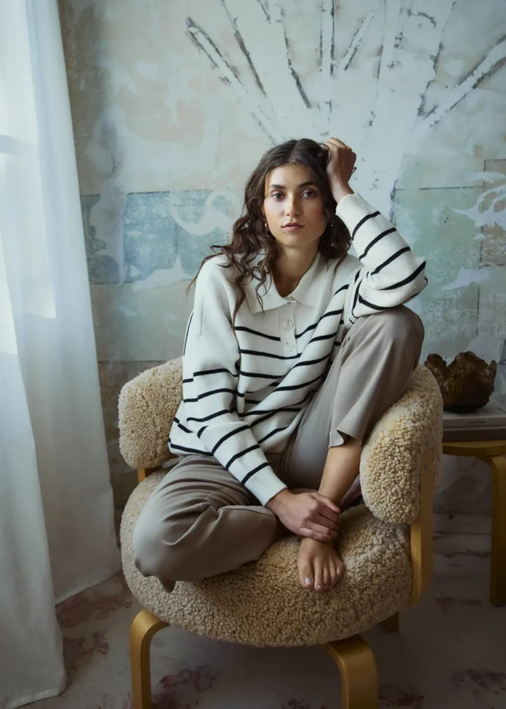 Fransa Fransa Frvitae Tessa Pants 5 - Desert Taupe