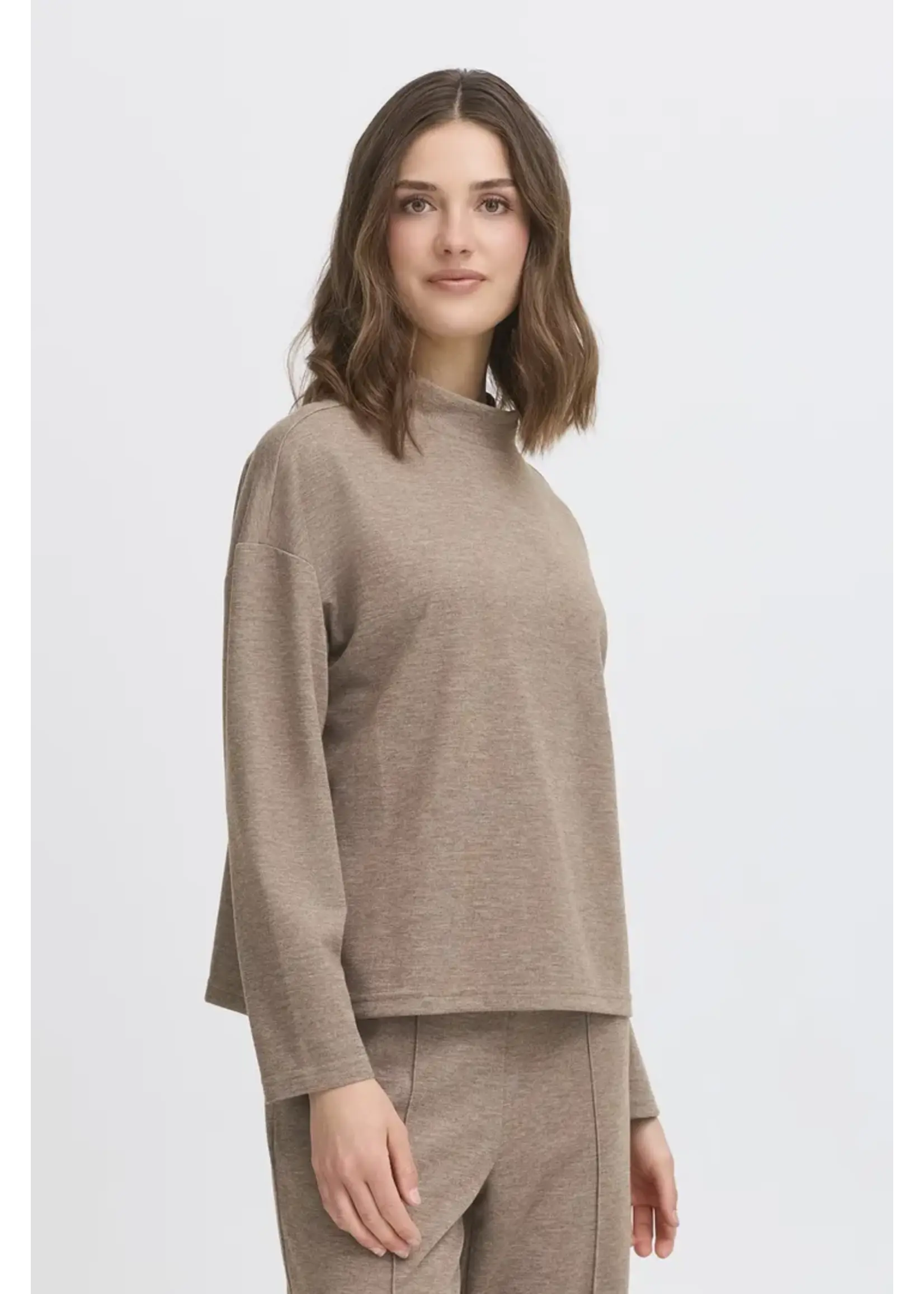 Fransa Franza Pull Frizabella - Desert Taupe