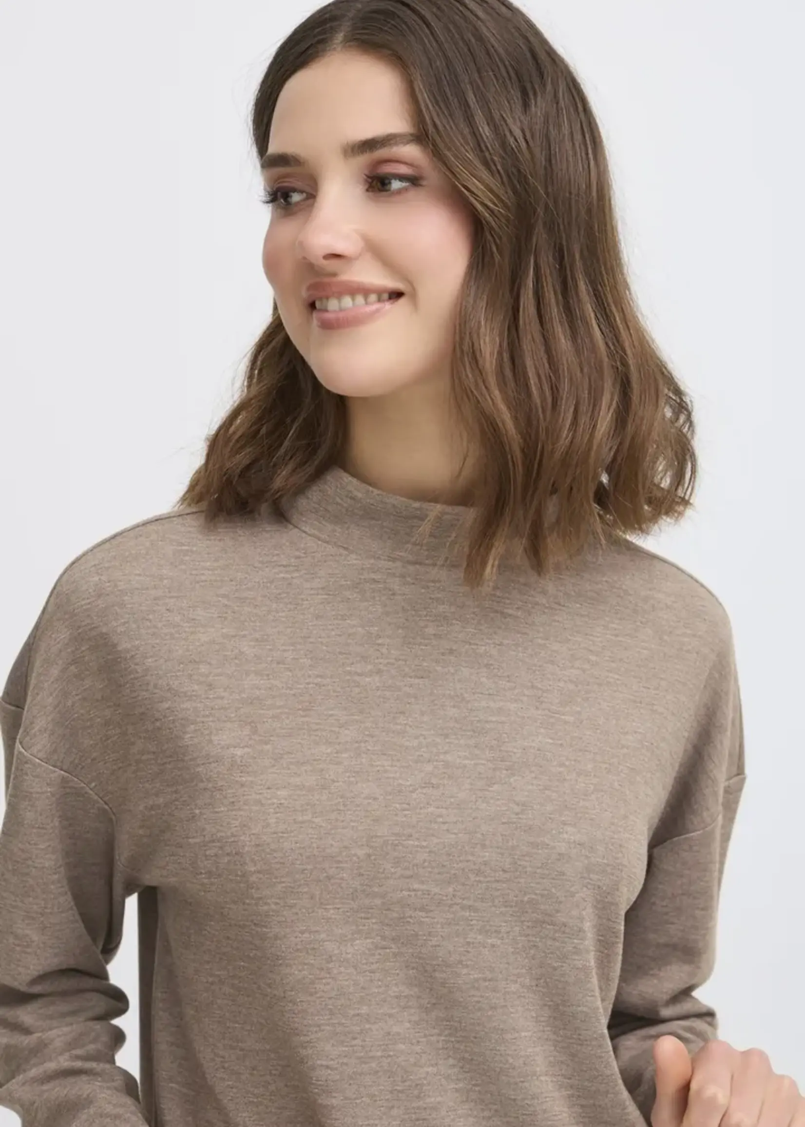 Fransa Franza Pull Frizabella - Desert Taupe