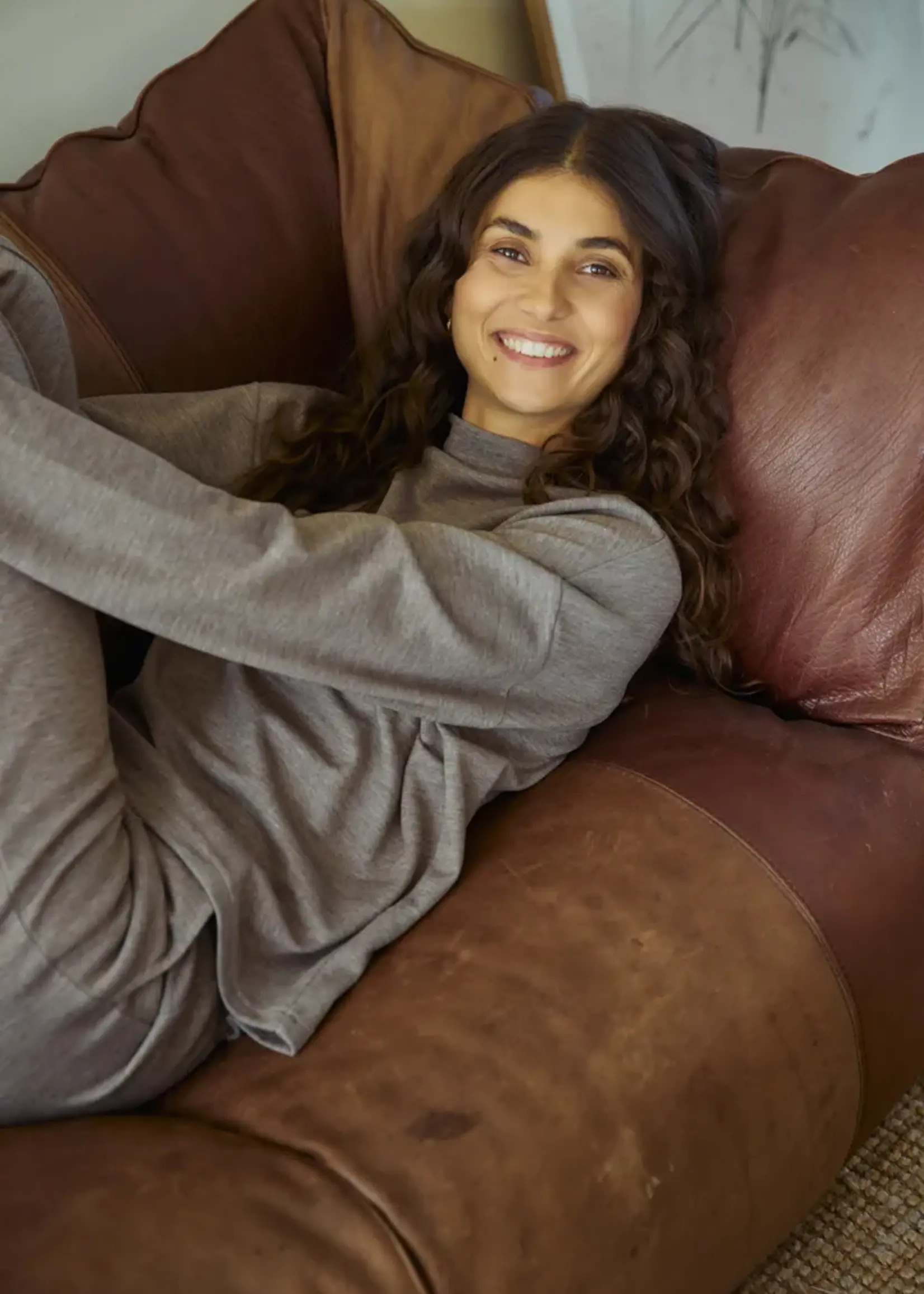 Fransa Franza Pull Frizabella - Desert Taupe