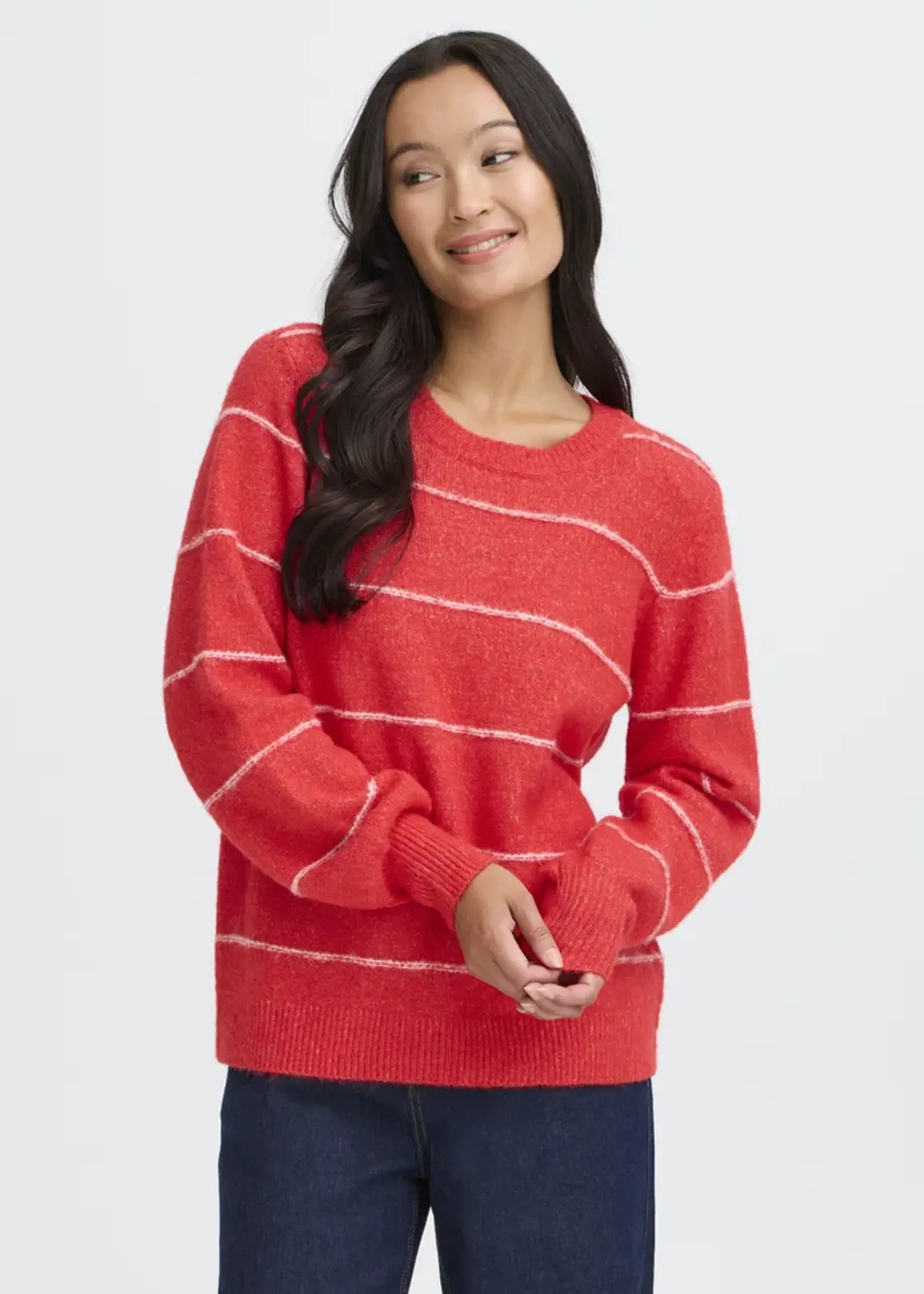 Fransa Fransa Pull Frkendra - Red Mix