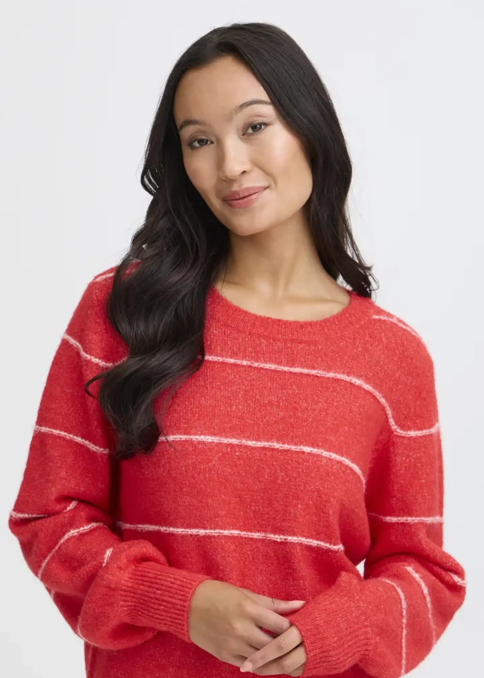 Fransa Fransa Frkendra Pullover - Red Mix