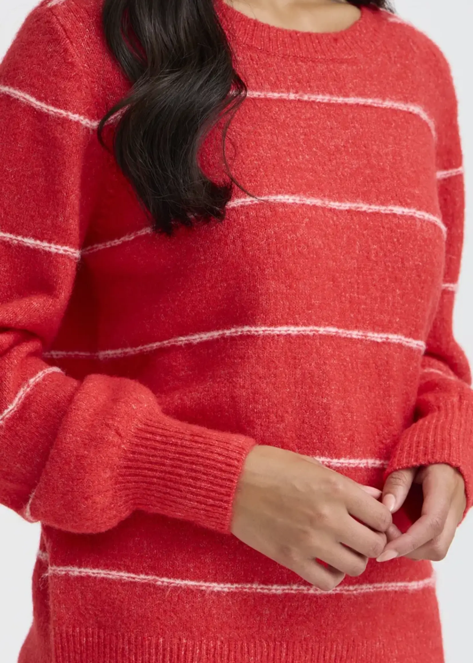 Fransa Fransa Frkendra Pullover - Red Mix