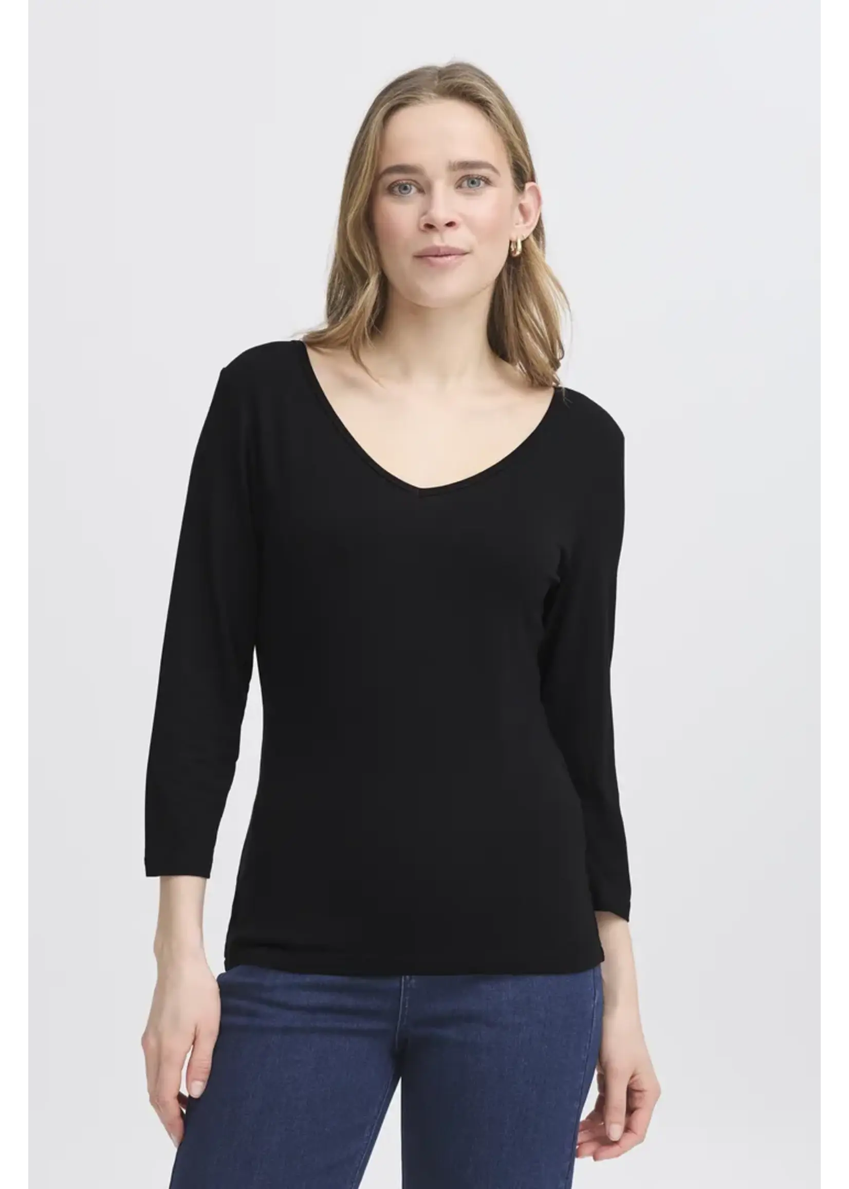 Fransa Fransa Frdotta Tee One - Black