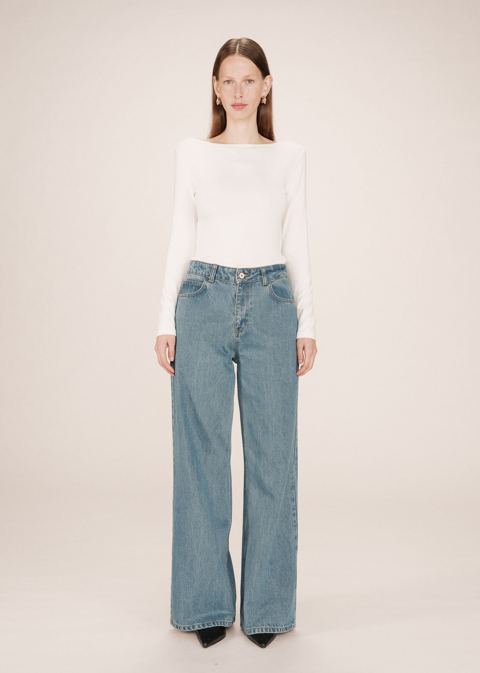 Grace and Mila Grace & Mila James Jeans - Light Blue