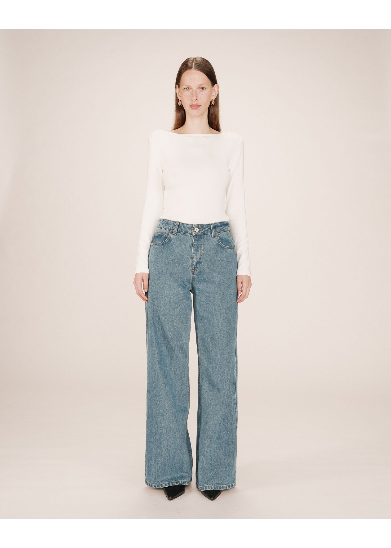 Grace and Mila Grace & Mila James Jeans - Light Blue
