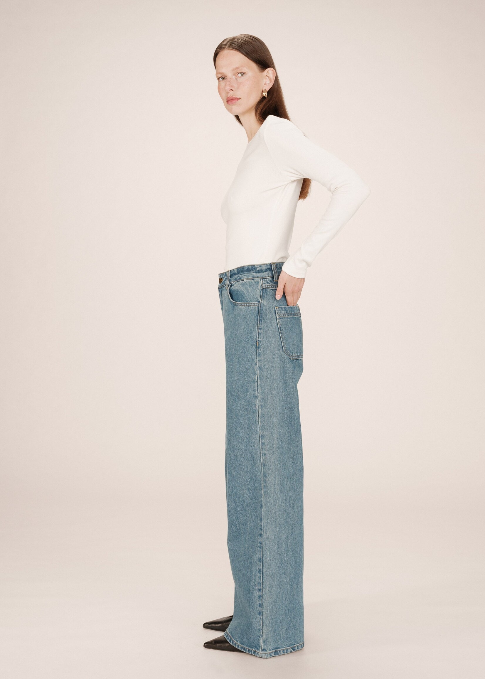 Grace and Mila Grace & Mila James Jeans - Light Blue