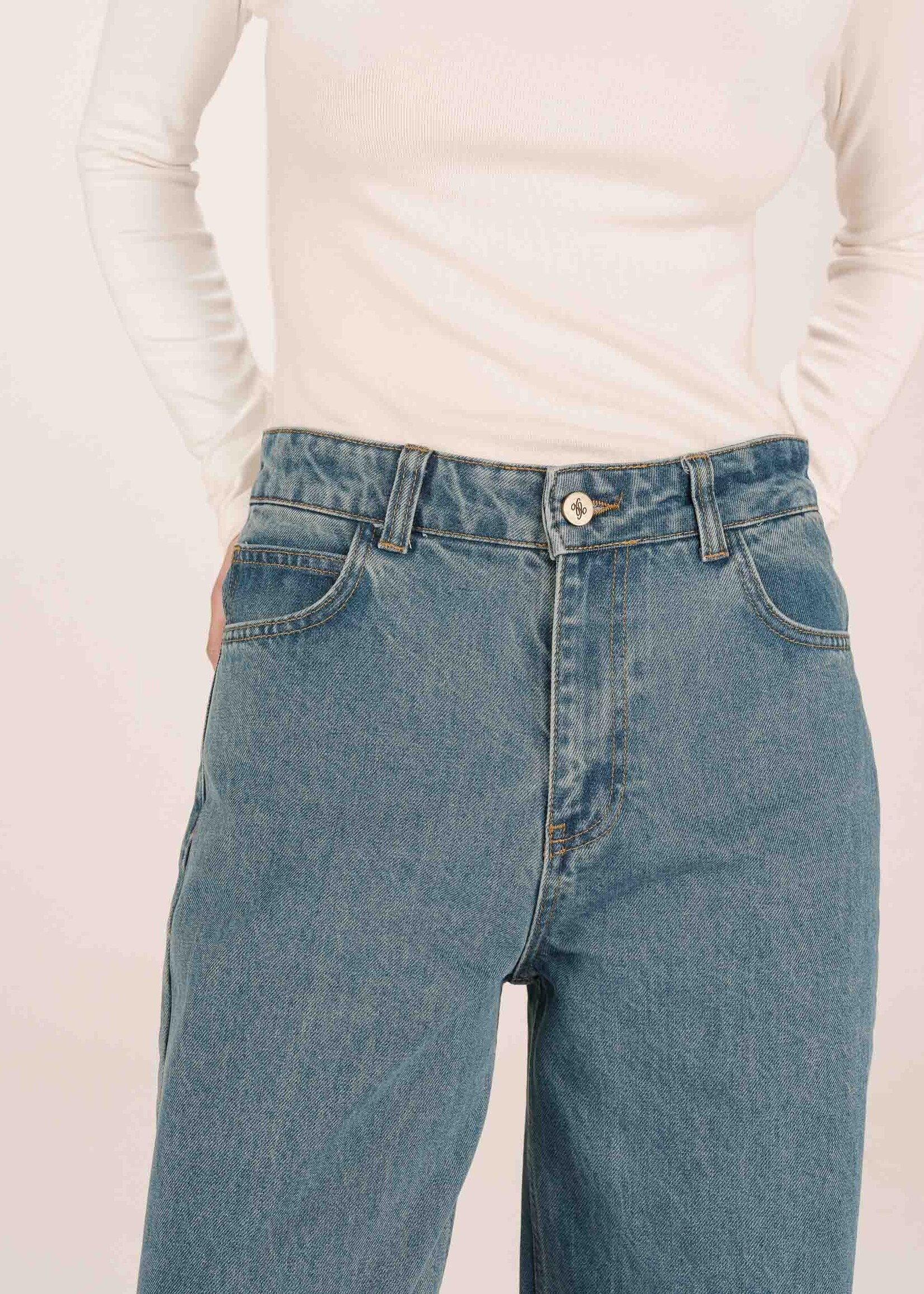 Grace and Mila Grace & Mila James Jeans - Light Blue