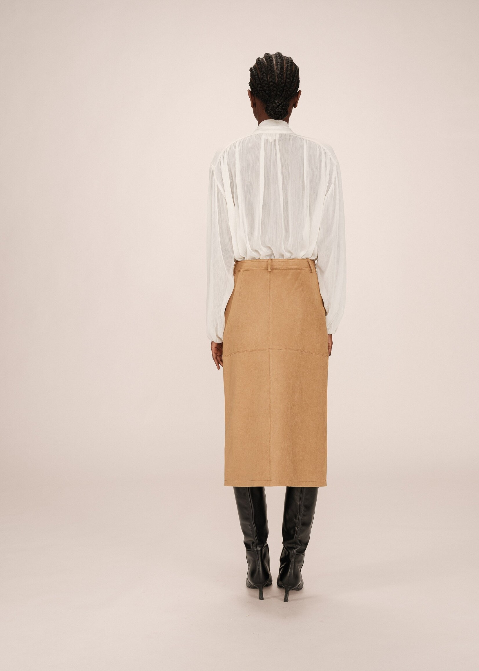 Grace and Mila Grace & Mila Sorry Skirt - Ochre