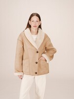 Grace and Mila Grace & Mila Manteau Swan - Beige Rosé