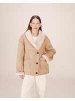 Grace and Mila Grace & Mila Manteau Swan - Beige Rosé