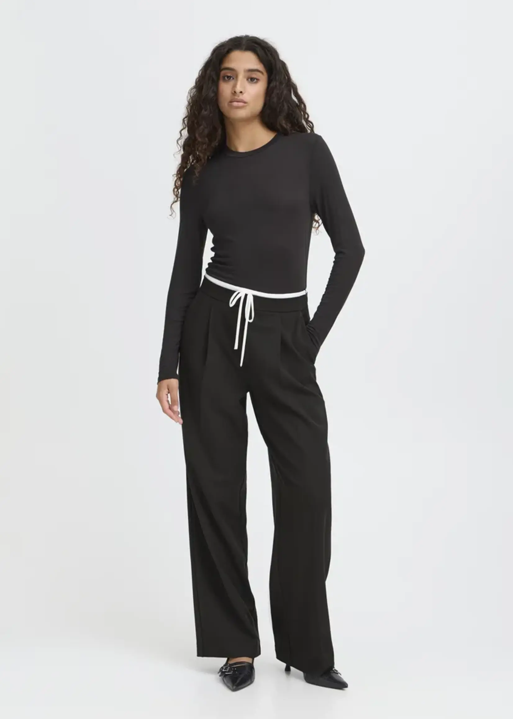 ICHI ICHI Pantalon IHKyrra - Noir