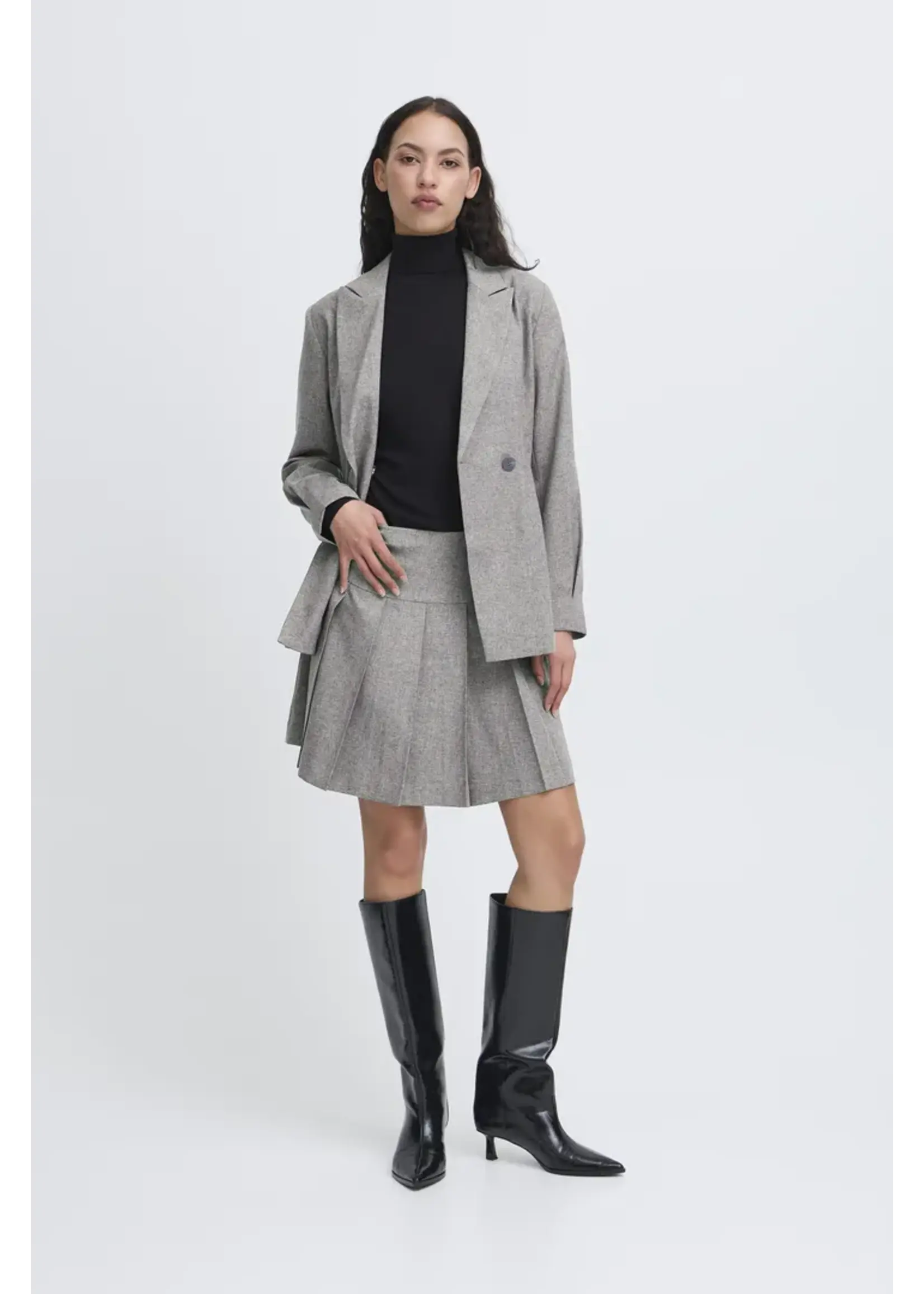 ICHI ICHI IHunola Skirt - Salt & Peber