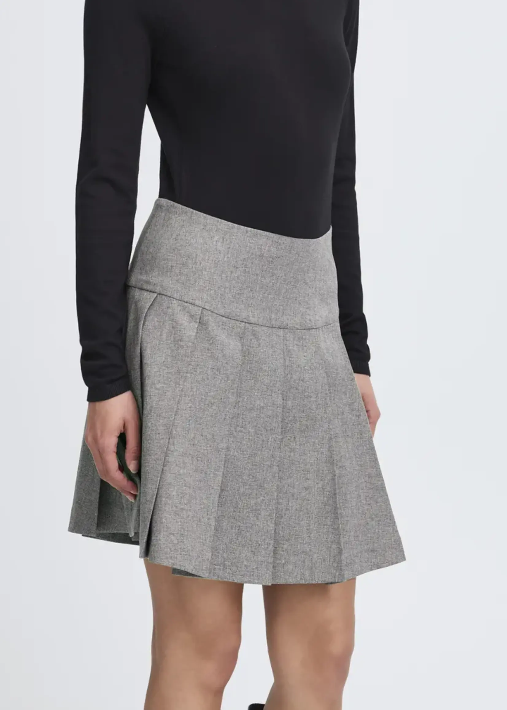 ICHI ICHI Jupe IHunola - Salt & Peber