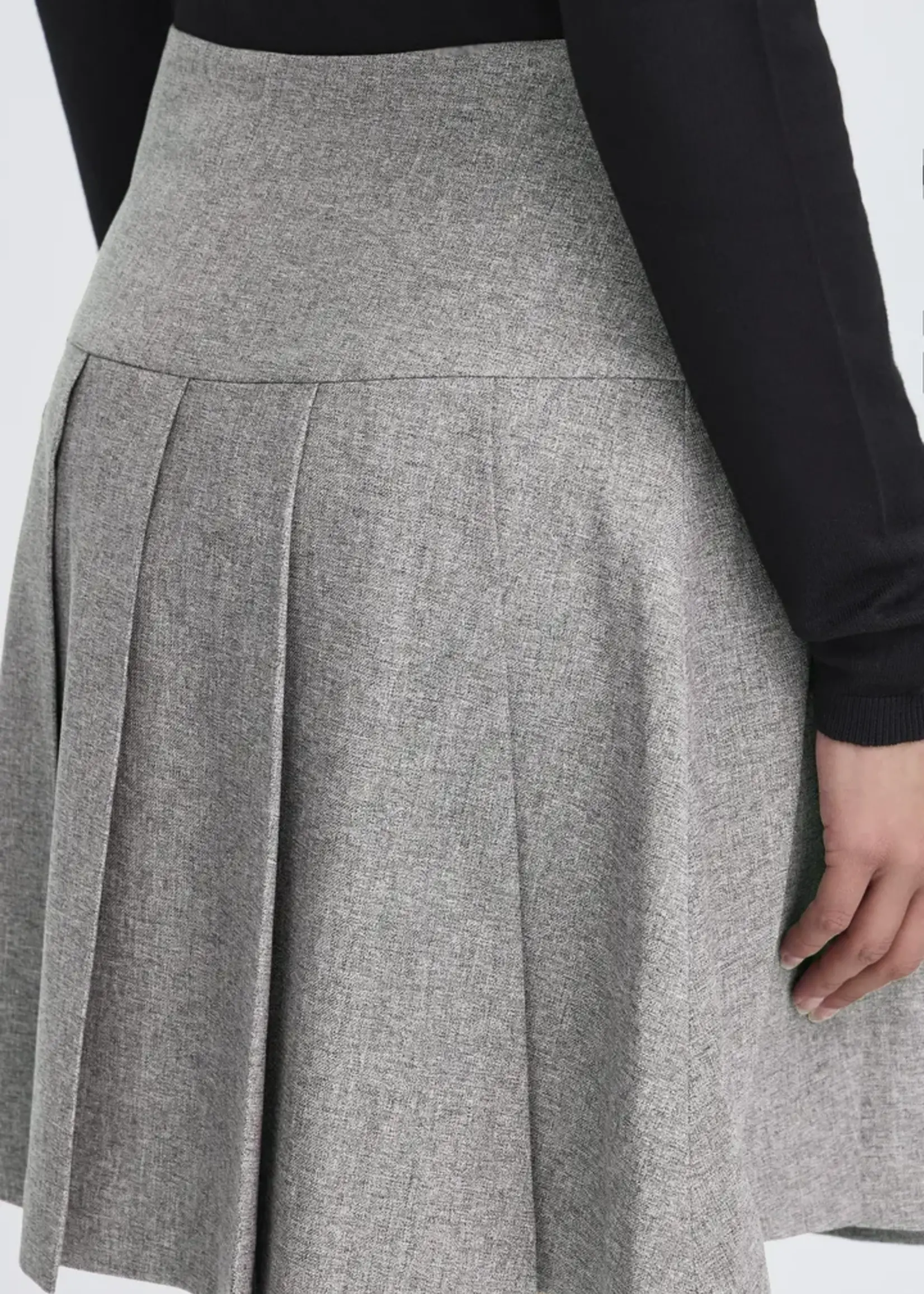 ICHI ICHI IHunola Skirt - Salt & Peber