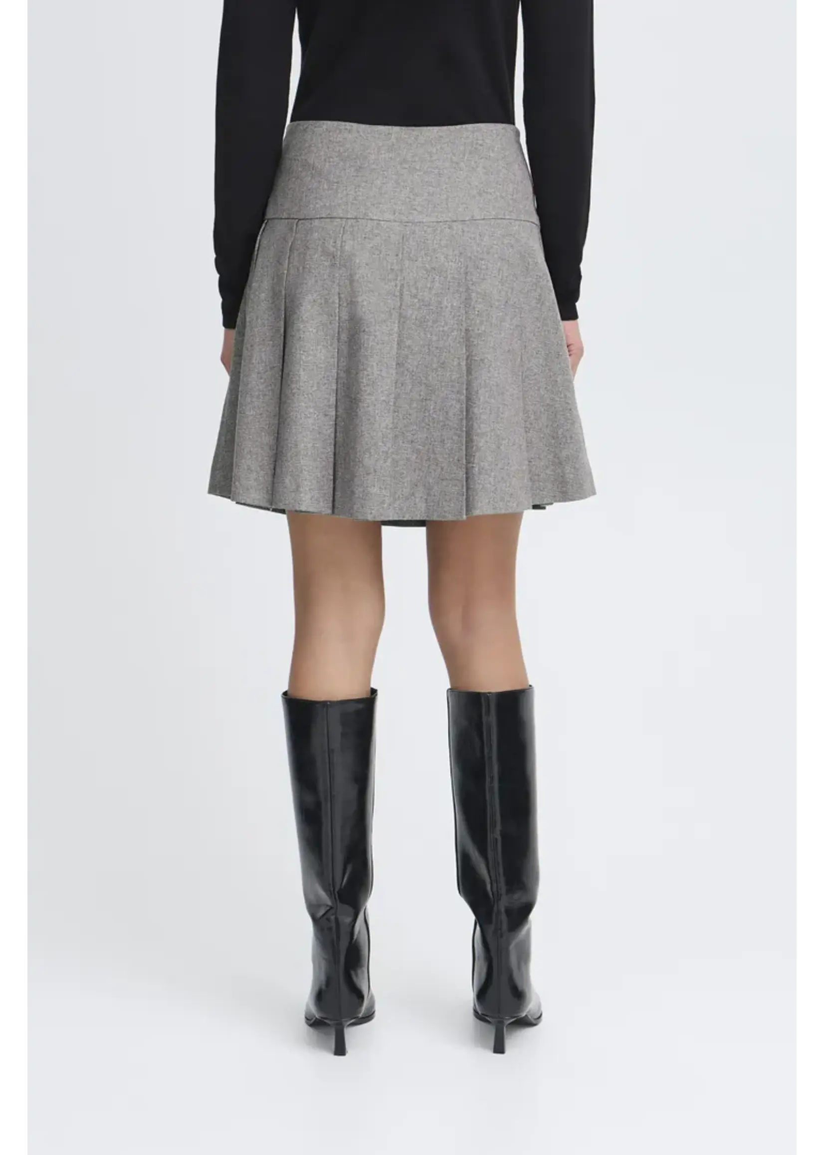 ICHI ICHI IHunola Skirt - Salt & Peber