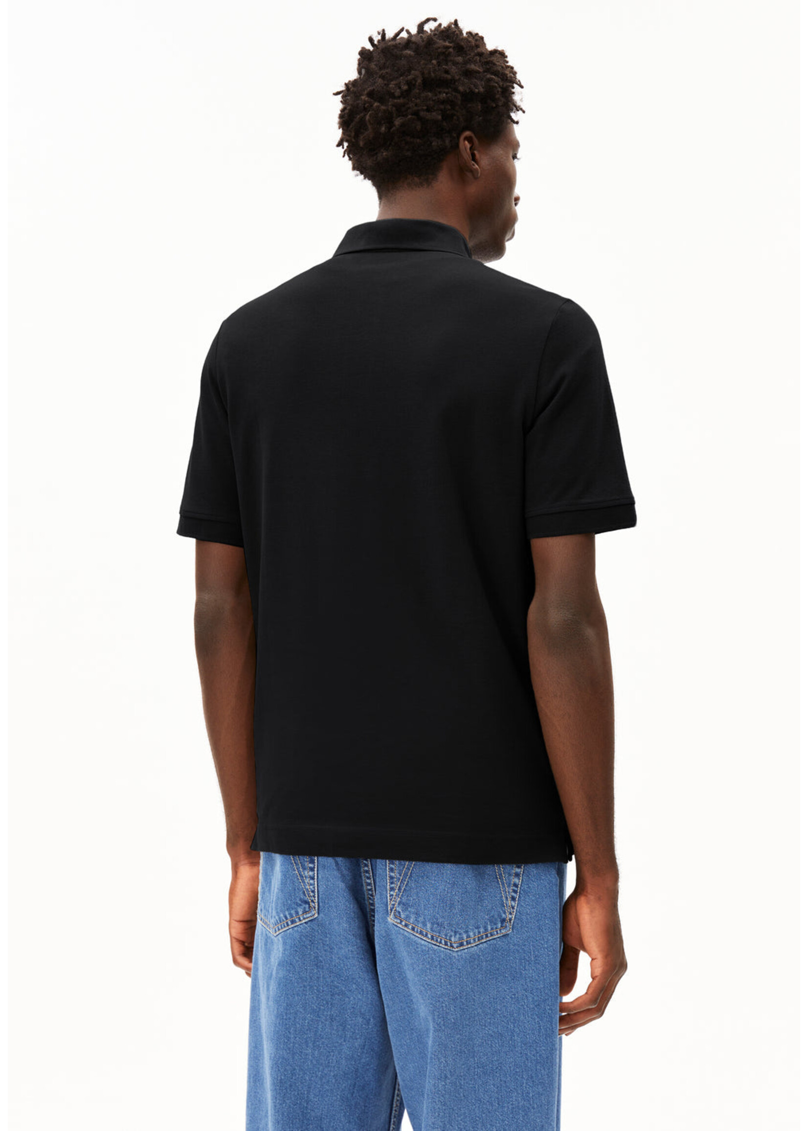 Armedangels Armedangels Maario Polo T-Shirt - Black