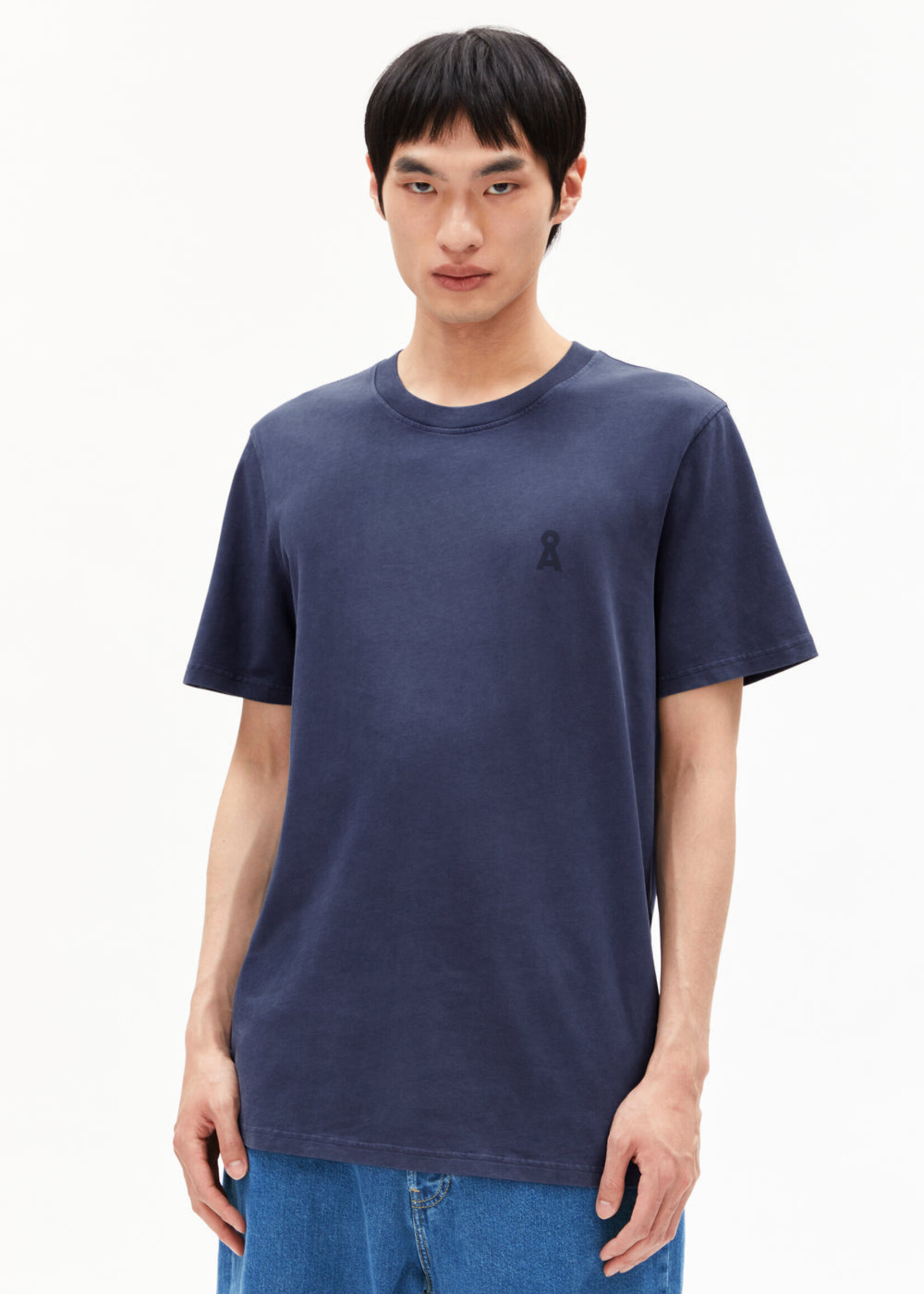 Armedangels Armedangels T-Shirt Marcos - Blue Noon