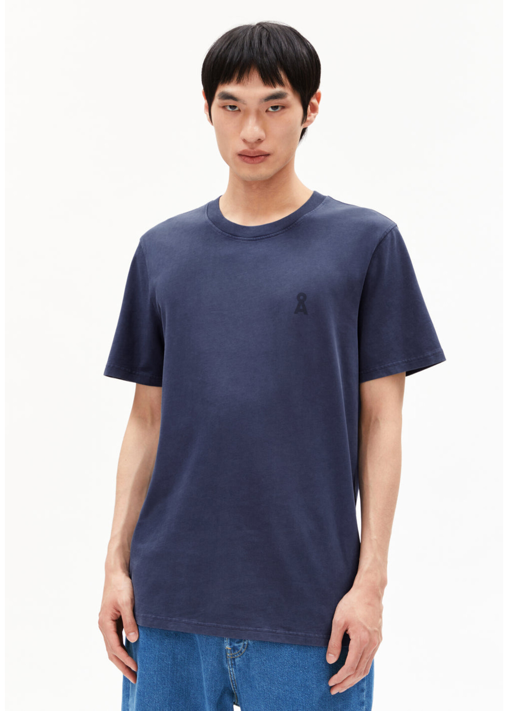Armedangels Armedangels T-Shirt Marcos - Blue Noon
