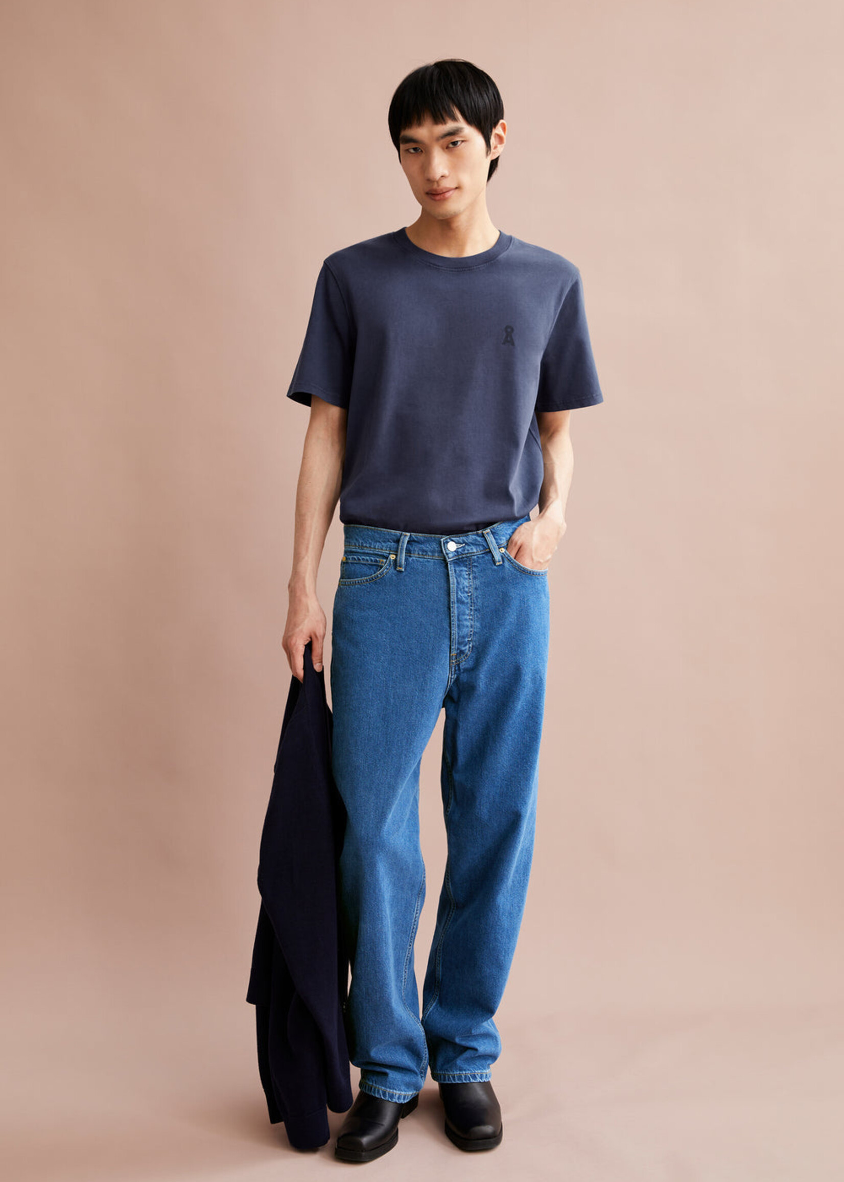 Armedangels Armedangels Maarkos T-Shirt - Blue Noon