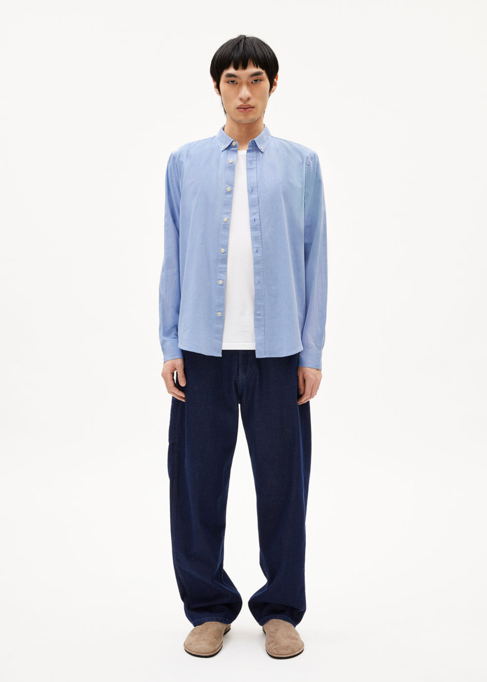 Armedangels Armedangels Chemise Quaasa - Dark Morning