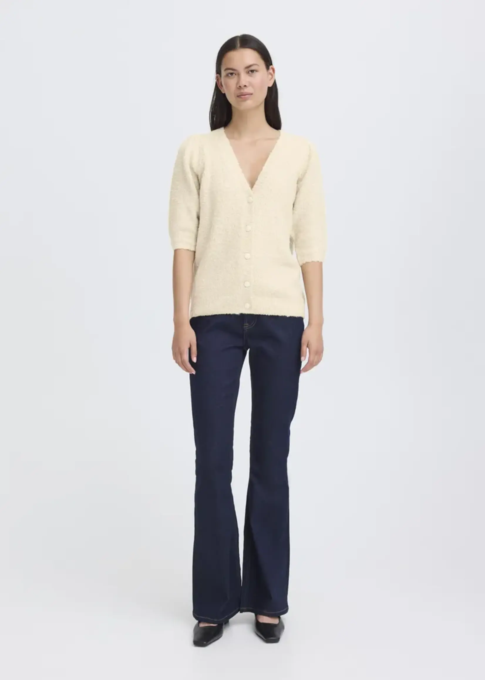 ICHI ICHI IHLoucle Cardigan - Birch
