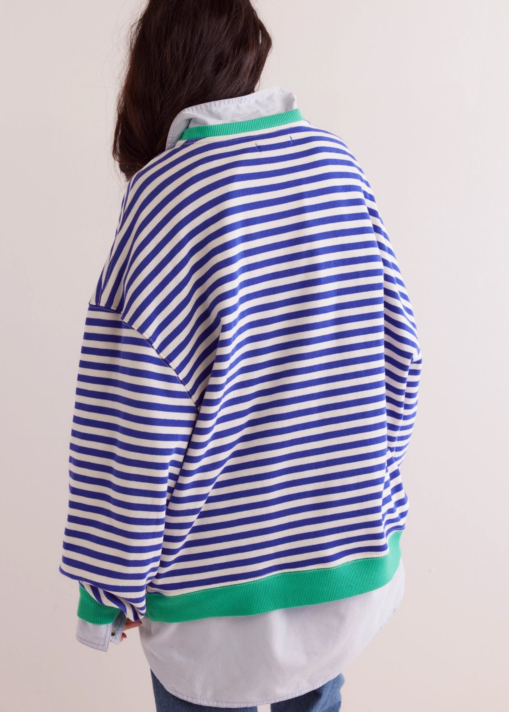 Free People Free People Pull Rayé Classique - Combinaison Sand Dollar