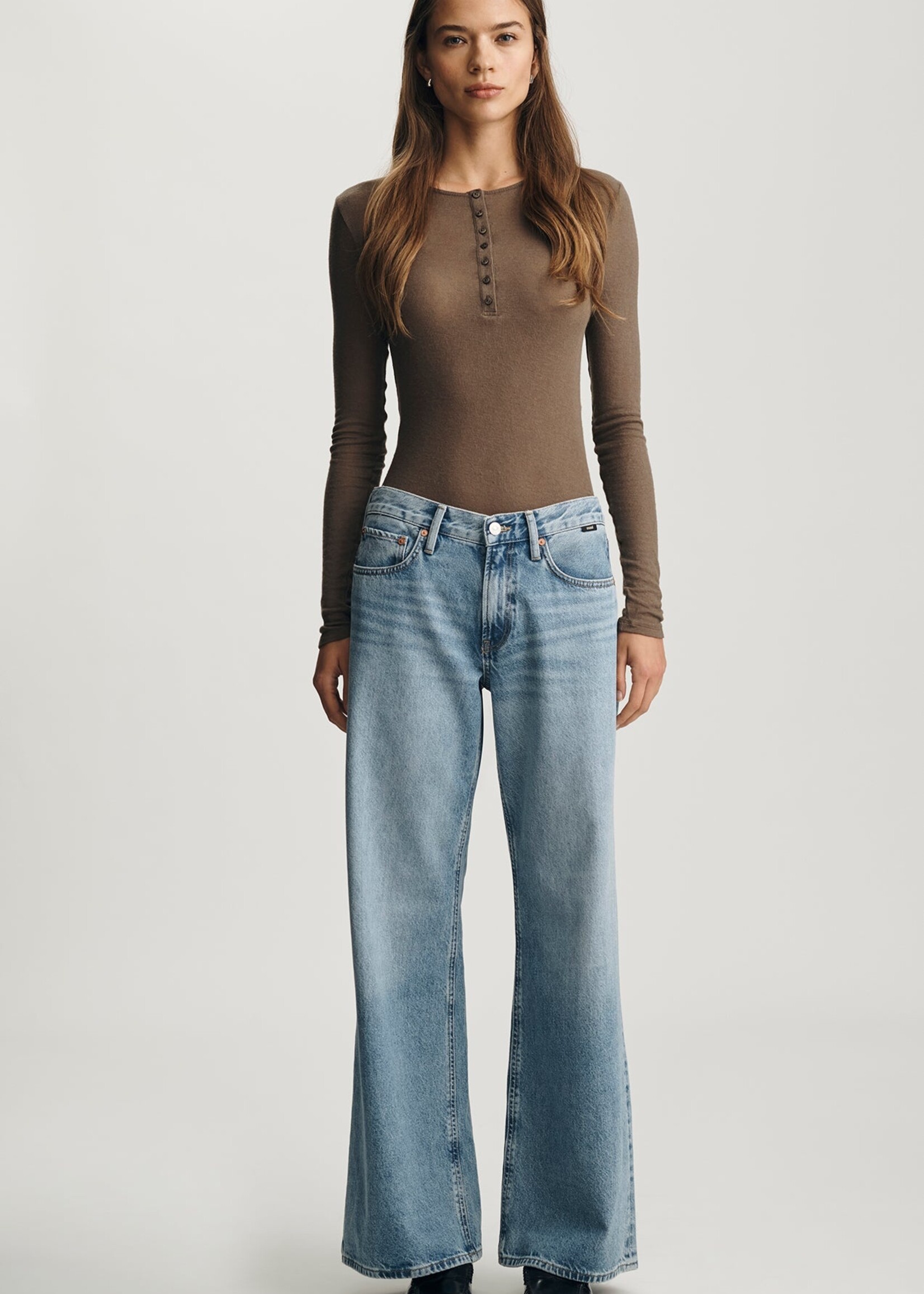 Mavi Mavi Sandy Extra Wide - Mid Used Classic Denim