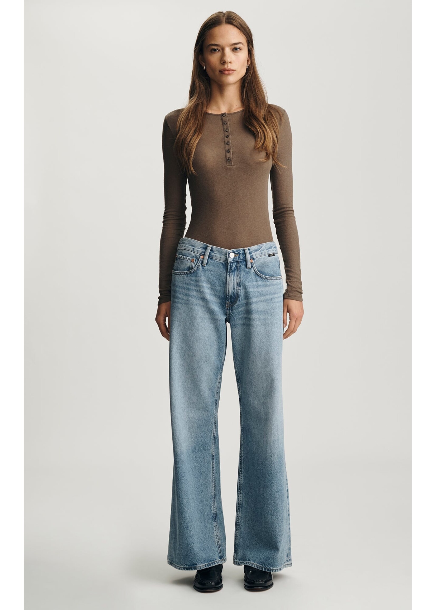 Mavi Mavi Sandy Extra Wide - Mid Used Classic Denim