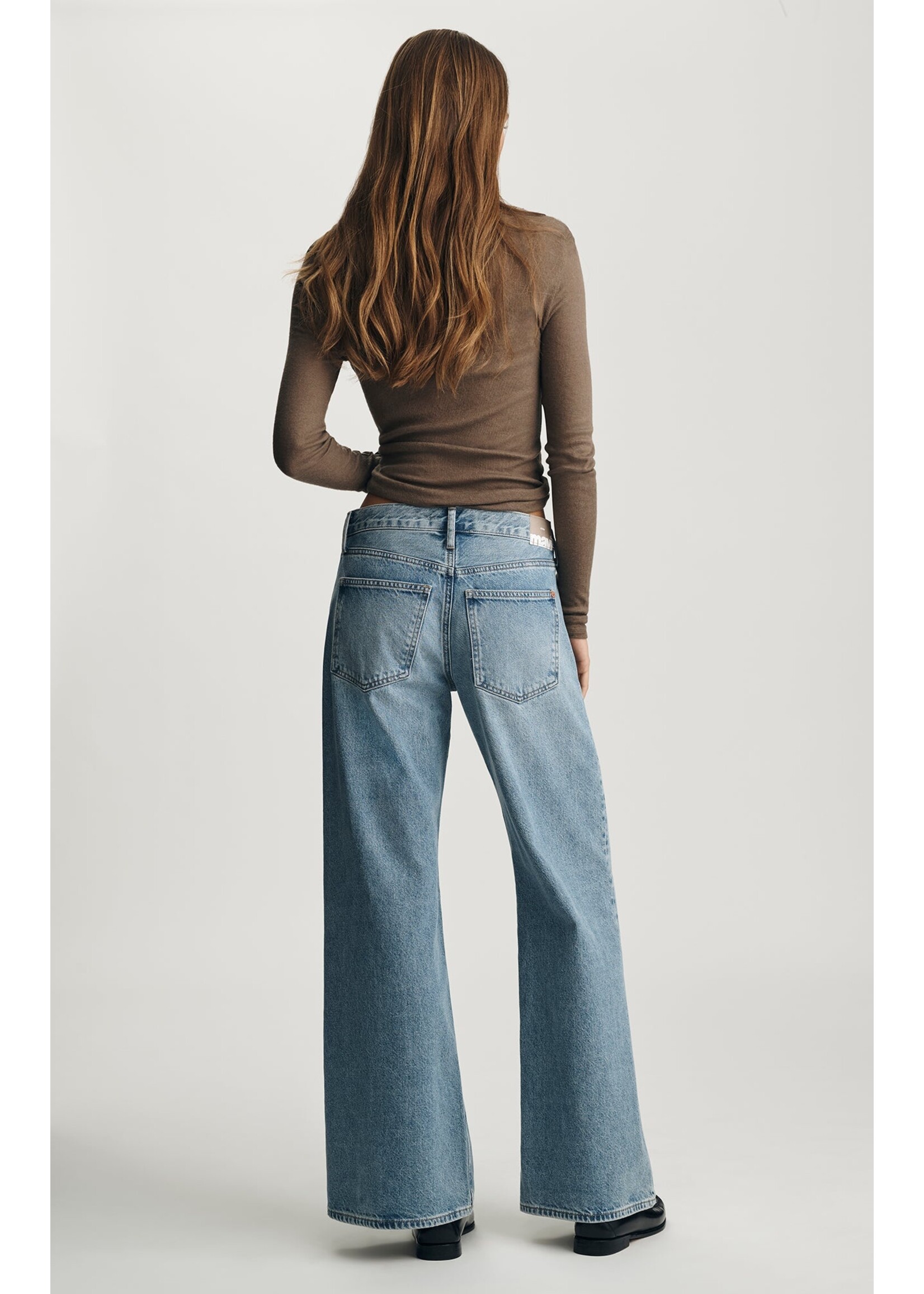 Mavi Mavi Sandy Extra Wide - Mid Used Classic Denim