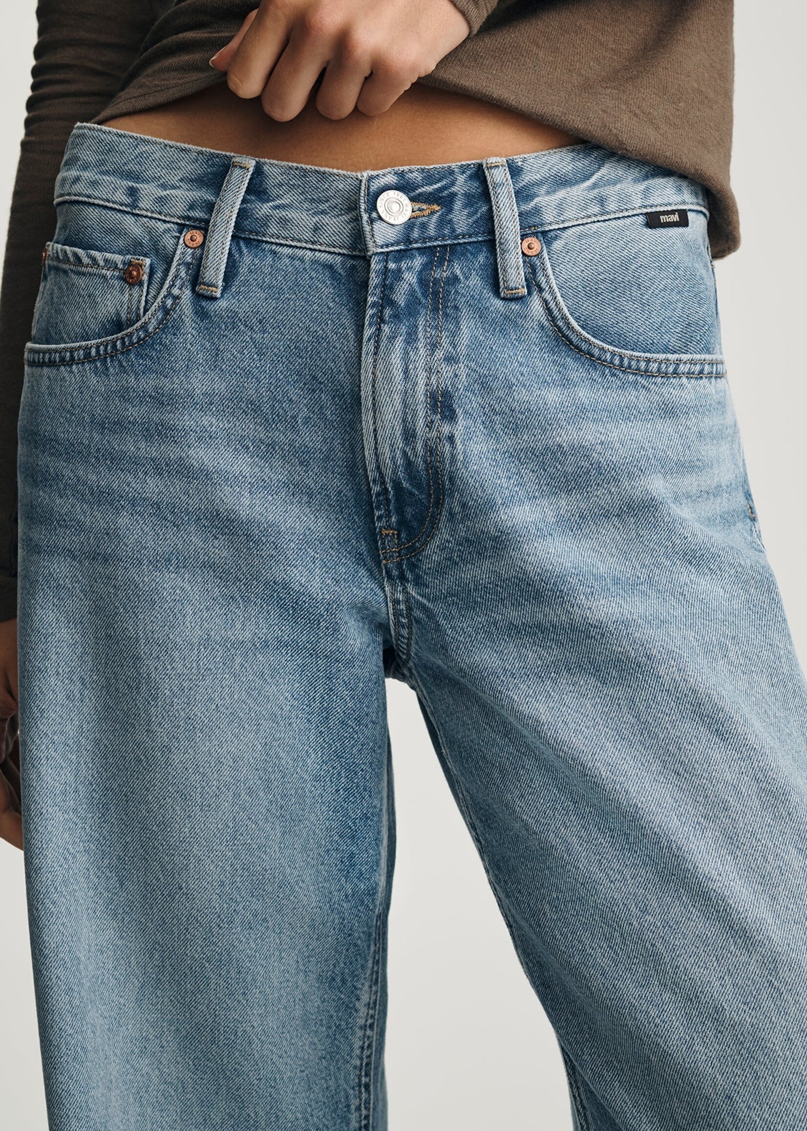 Mavi Mavi Sandy Extra Wide - Mid Used Classic Denim