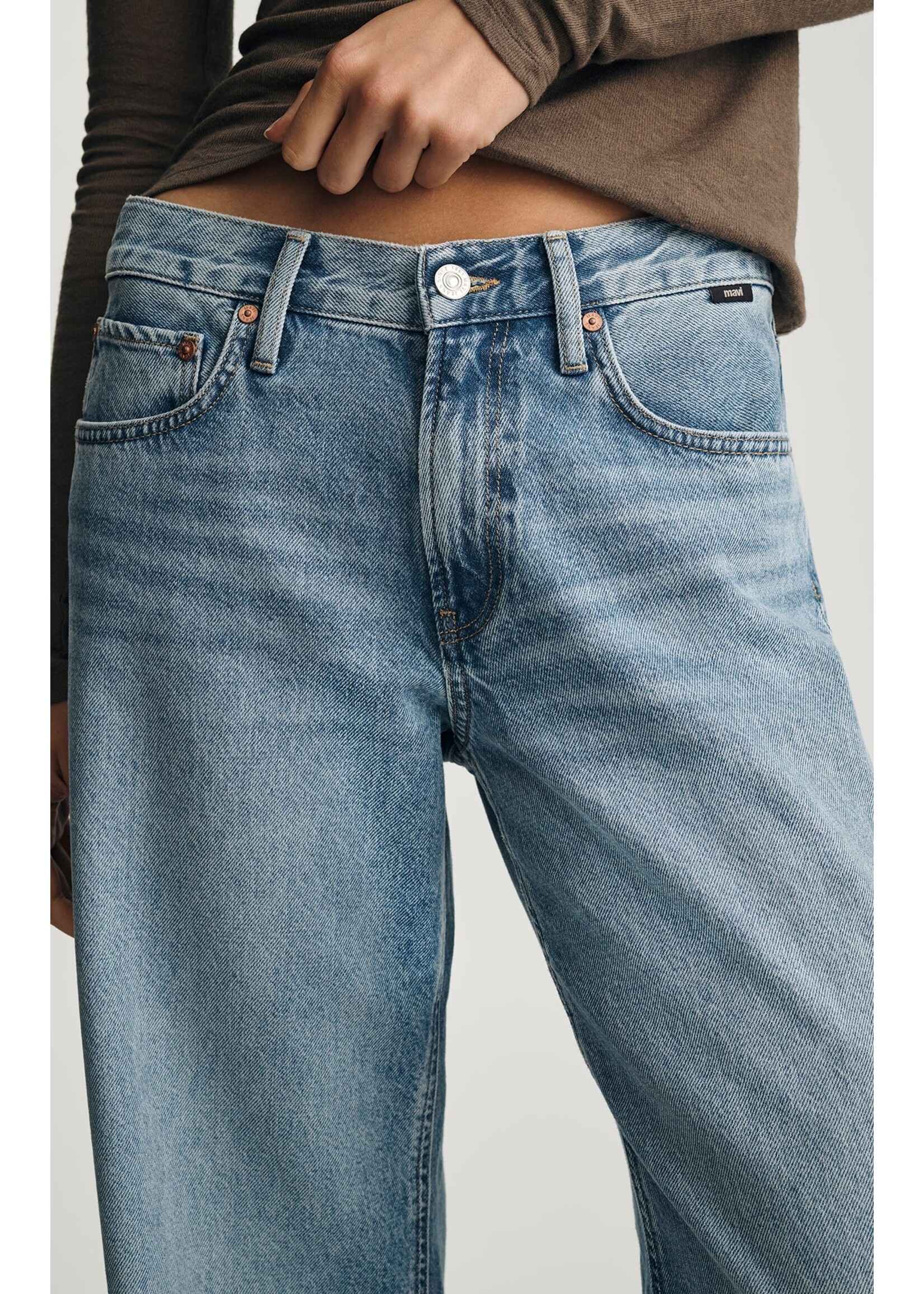 Mavi Mavi Sandy Extra Wide - Mid Used Classic Denim