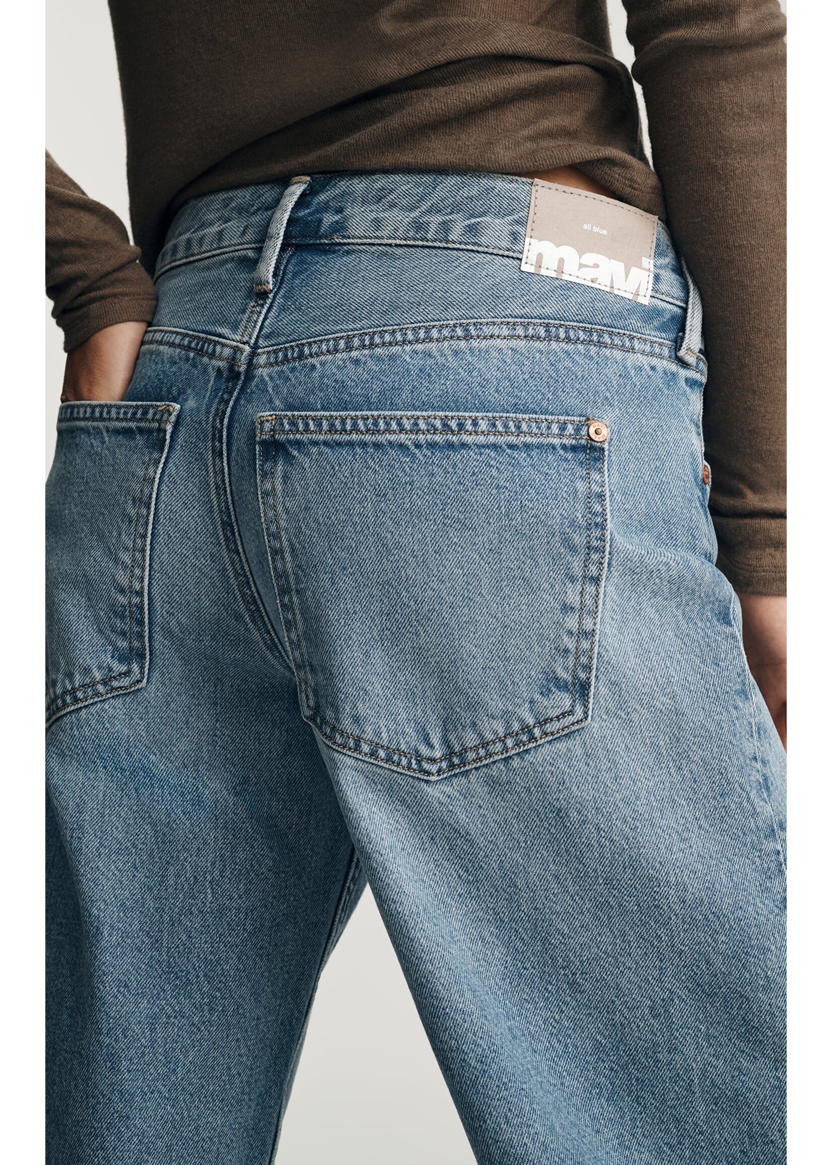 Mavi Mavi Sandy Extra Wide - Mid Used Classic Denim