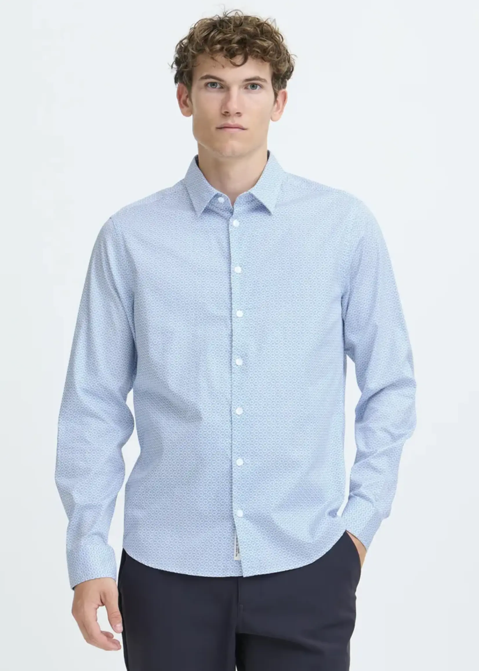 Casual Friday Casual Friday CFFRIDI LS Shirt - Vista Blue