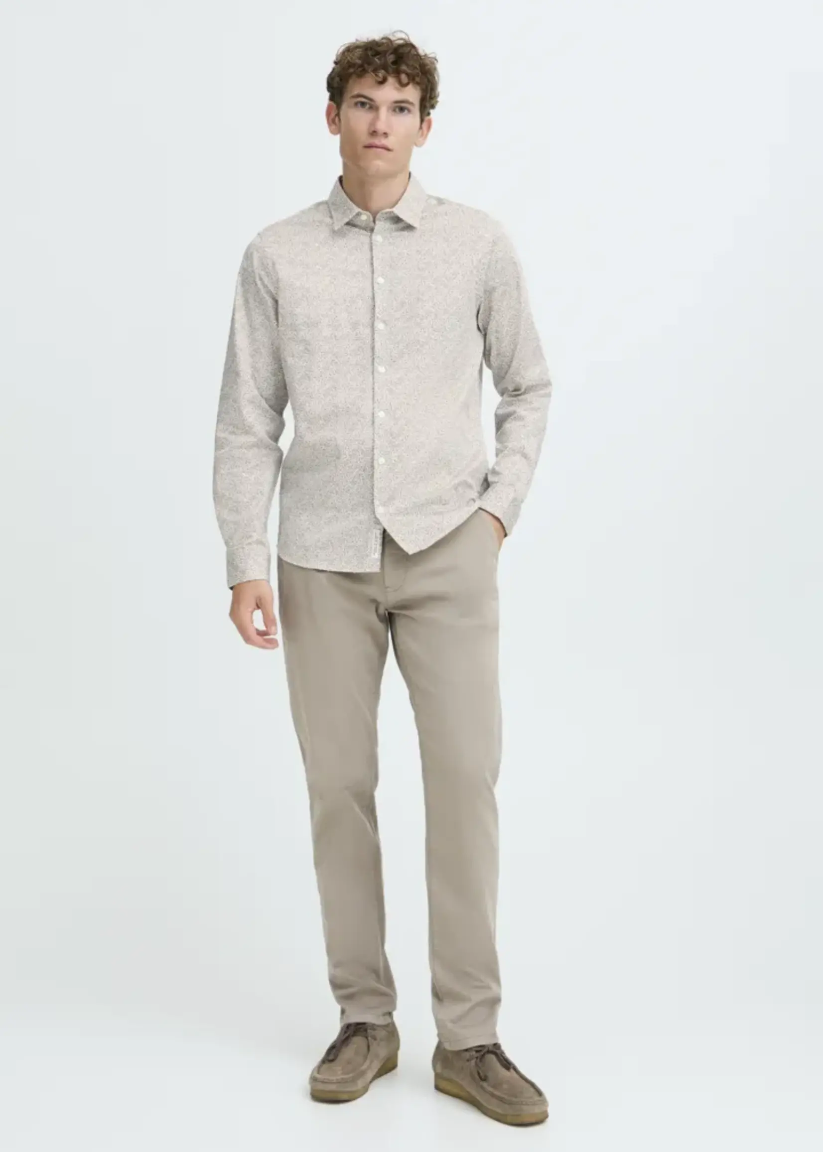 Casual Friday Casual Friday Nilo LS Shirt - Roasted Cashew