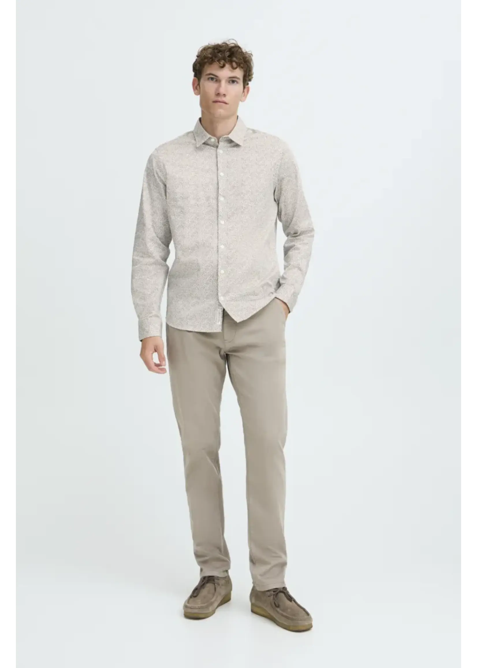 Casual Friday Casual Friday Nilo LS Shirt - Roasted Cashew
